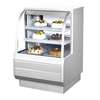 Turbo Air 36.5in Refrigerated Bakery Display Case Cooler Curved Glass - TCGB-36DR-W(B) 
