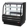 Turbo Air 48.5in Dry Bakery Display Case Curved Glass Non-Refrigerated - TCGB-48DR-W(B) 