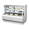 Turbo Air 60.5in Refrigerated Bakery Display Case Cooler Curved Glass - TCGB-60-W(B)-N 