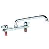 Krowne Metal Royal 14in Swing Spout Faucet Deck Mount 8in Center LOW LEAD - 15-514L 