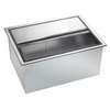 Krowne Metal 27in x 20in Drop-In Ice Bin with Cold Plate & Sliding Cover - D2712-7 