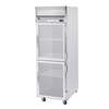 beverage-air 22cuft Horizon Glass Two Door Reach-In Cooler with stainless steel Sides - HRP1HC-1HG 