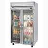 beverage-air 46.2cuft Horizon Glass Door Reach-In Freezer with stainless steel Interior - HFS2HC-1G 