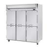 beverage-air 69.1cuft Horizon Series 6-Door Reach-In Freezer with stainless steel Sides - HFP3HC-1HS 