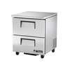 True 28in Undercounter Freezer Stainless with 2 Drawers - TUC-27F-D-2-HC 