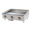 Star-Max 36in Chrome Thermostatic Gas Griddle - 636TCHSF 