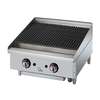 Star-Max Countertop 24in Lava Rock Gas Charbroiler - 6024cuft 