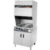 Wells Ventless Range with Cabinet Base & 4 French Style Hot Plates - WV-4HF 