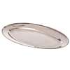 Browne Foodservice 14in x 9in Stainless Oval Platter Rolled Edge - 574182 