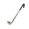 Browne Foodservice 2oz Serving Ladle Stainless 11in Long with Blue Handle - 9942BLU 