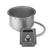 Wells Built-In 4qt Infinite Control Round Hot Food Well & Drain - SS-4D-120 
