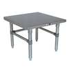 John Boos 24in x 20in Stainless Machine Stand with Galvanized Legs - S16MS01-X 