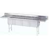 Advance Tabco 4 Compartment Sink 24inx24inx14in Bowl Two 24in Drainboards stainless steel - FC-4-2424-24RL-X 