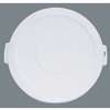 Carlisle 84102102 Bronco White Lid for 20gl Trash Can 