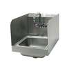Advance Tabco Wall Mount Hand Sink 9inx9inx5in Bowl with Side Splashes & Faucet - 7-PS-56 