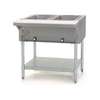 Eagle Group 2-Well Stationary Electric Hot Food Table stainless steel Shelf & Legs - SDHT2 