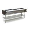 Eagle Group 5-Well Electric Steam Table with Galvanized Shelf & Legs - WT5 