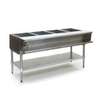 Eagle Group 4-Well Electric Steam Table with stainless steel Shelf & Legs - SWT4 
