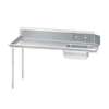 Advance Tabco 72in Soiled Dishtable 16 Gauge Stainless with Galvanized Legs - DTS-S60-72*-X 