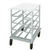 Advance Tabco Mobile Poly Top Half Can Rack Holds (72) #10 Cans - CRPL10-72 