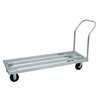 Advance Tabco 36in x 20in Mobile Aluminum Dunnage Rack with 36in Handle - DUN-2036C-X 