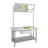 Advance Tabco 60in x 36in Stainless Demo Table with Tilting Mirror - VSS-DT-365 