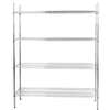 Advance Tabco 60in x 18in Chrome Wire Shelving Unit 74in Posts - ECC-1860-X 