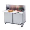 beverage-air 36in Cutting Top Refrigerated Sandwich Prep Table with 12 Pans - SPE36HC-12M 