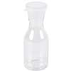 Cambro 12 ea. - CamWear CamLiter 1/2l Beverage Decanter with Lid - WW500135 