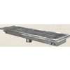 John Boos 24in x 12in Stainless Steel Floor Trough with Steel Grating - FTSG-1224-X 
