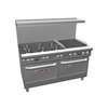 Southbend Ultimate Range with 24in Charbroiler, 6 Burners & 2 Std Oven - 4601DD-2C 