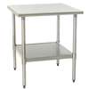 Eagle Group Stainless Steel Worktable with Flat Top, 30 x 48 - T3048B-1X 