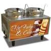 Benchmark Dual Well Fudge & Caramel Warmer with Inset Lids & Ladles - 51072-H 