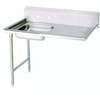Advance Tabco 48in stainless steel Undercounter Dishtable 16 Gauge with Stainless Legs - DTU-U60-48*-X 
