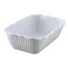 Winco 10in x 7in x 3in Food Storage Container White - CRK-10W 