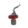 Winco Red Wine Bottle Stopper with Thermoplastic Cork - 1dz - WBS-R 