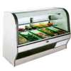 Marc Refrigeration 50in Self-Contained Curved Glass Red Meat Deli Display Case - HS-4 S/C 