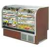 Marc Refrigeration 60in Curved Glass 1/2 Refrigerated 1/2 Dry Split Bakery Case - SPL-59 