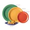 G.E.T. 4dz - 7.25in Narrow Rim Plate Available in 10 Colors - NP-7-** 