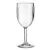 G.E.T. 2dz - 8oz 2.75in SAN Wine Glass 7in Tall - Clear - SW-1404-1-SAN-CL 