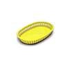 TableCraft Chicago Basket Oval 10.5in x 7in Yellow Set of 12 - C1076Y 