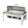 Winco Madison Full Size 8qt Stainless Steel Chafer w Roll Top - 601 