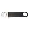 Winco 7in Stainless Steel Bottle Opener with Black PVC Coating - CO-301PK 