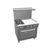Southbend Ultimate 36in Range with 2 Burners, Conv. Oven & 24in Griddle - 4361A-2G 