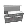 Southbend Ultimate 60"Range with 2 Non-clog Burners & 2 Convection Ovens - 4601AA-4gl 