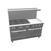 Southbend Ultimate 60in Range with 24in Griddle, 6 Burners & 2 Std Ovens - 4602DD-2T* 