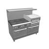 Southbend Ultimate 60in Range with Griddle/Broiler, Wavy Grates & 2 Ovens - 4602DD-2RR 