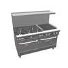 Southbend Ultimate 60in 5 Burner Range with 24in Charbroiler & 2 Conv Oven - 4605AA-2C* 