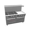 Southbend Ultimate 60in Large Burner Range with 2 Convection Ovens - 4607AA-2gl 