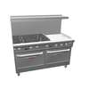 Southbend Ultimate 60in Large Burner Range - 24in Therm Griddle & 2 Conv - 4607AA-2T* 